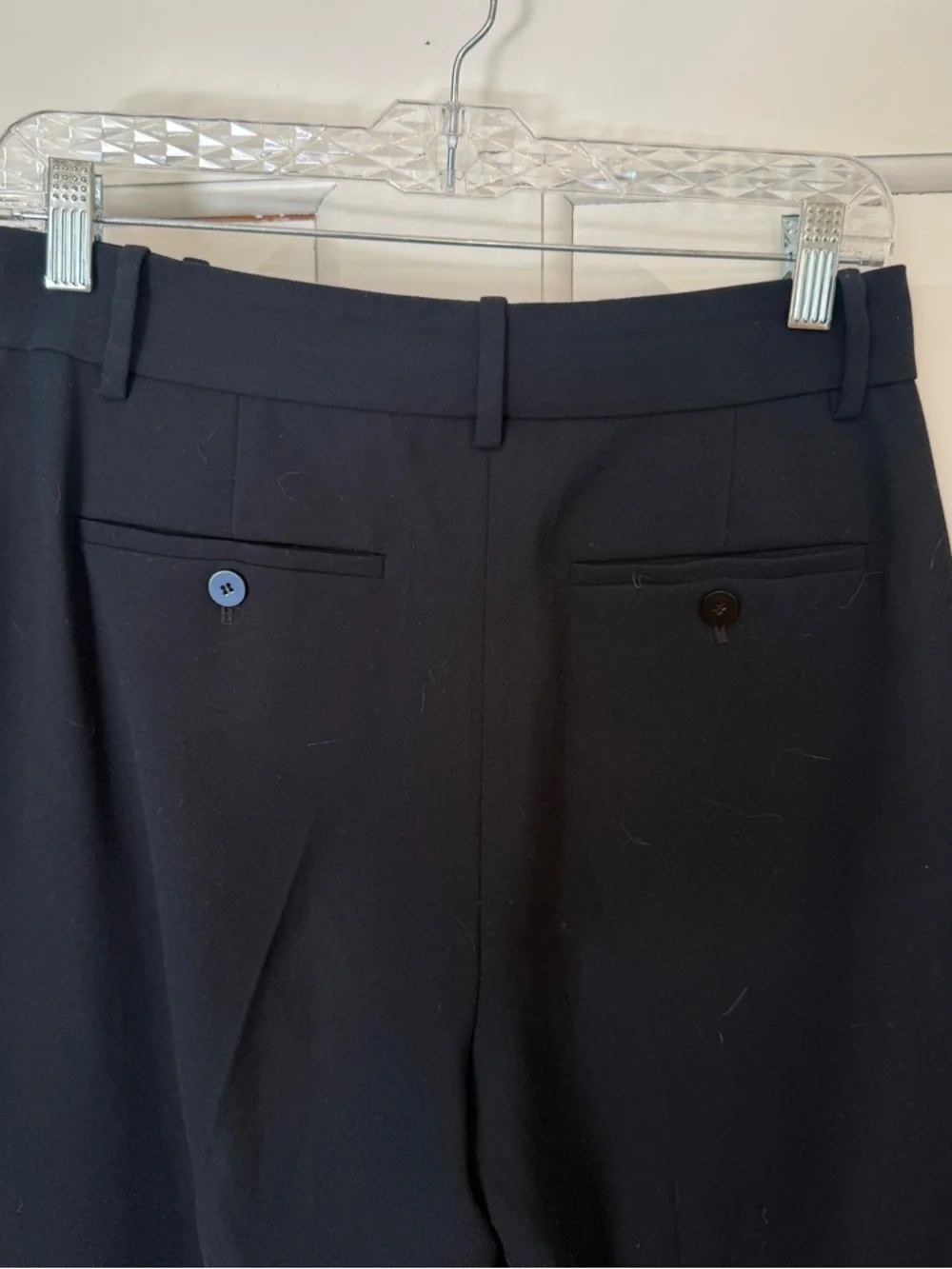 Theory Black Wide-Leg Pants - Picture 7 of 13